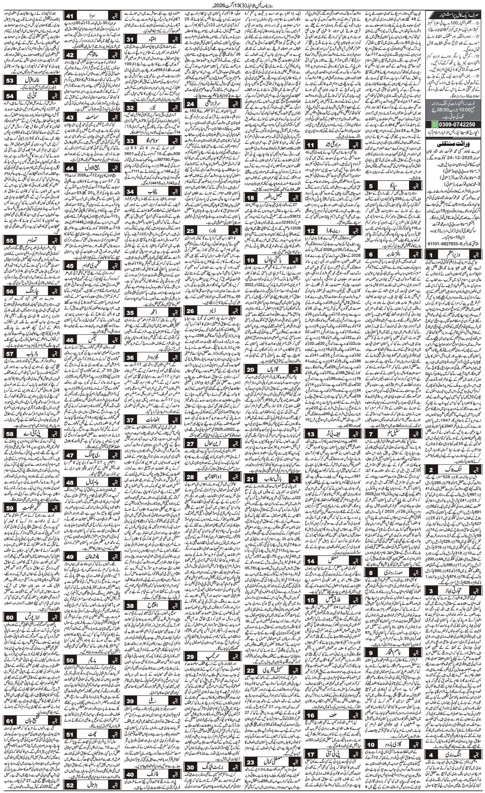 Islamabad Newspaper