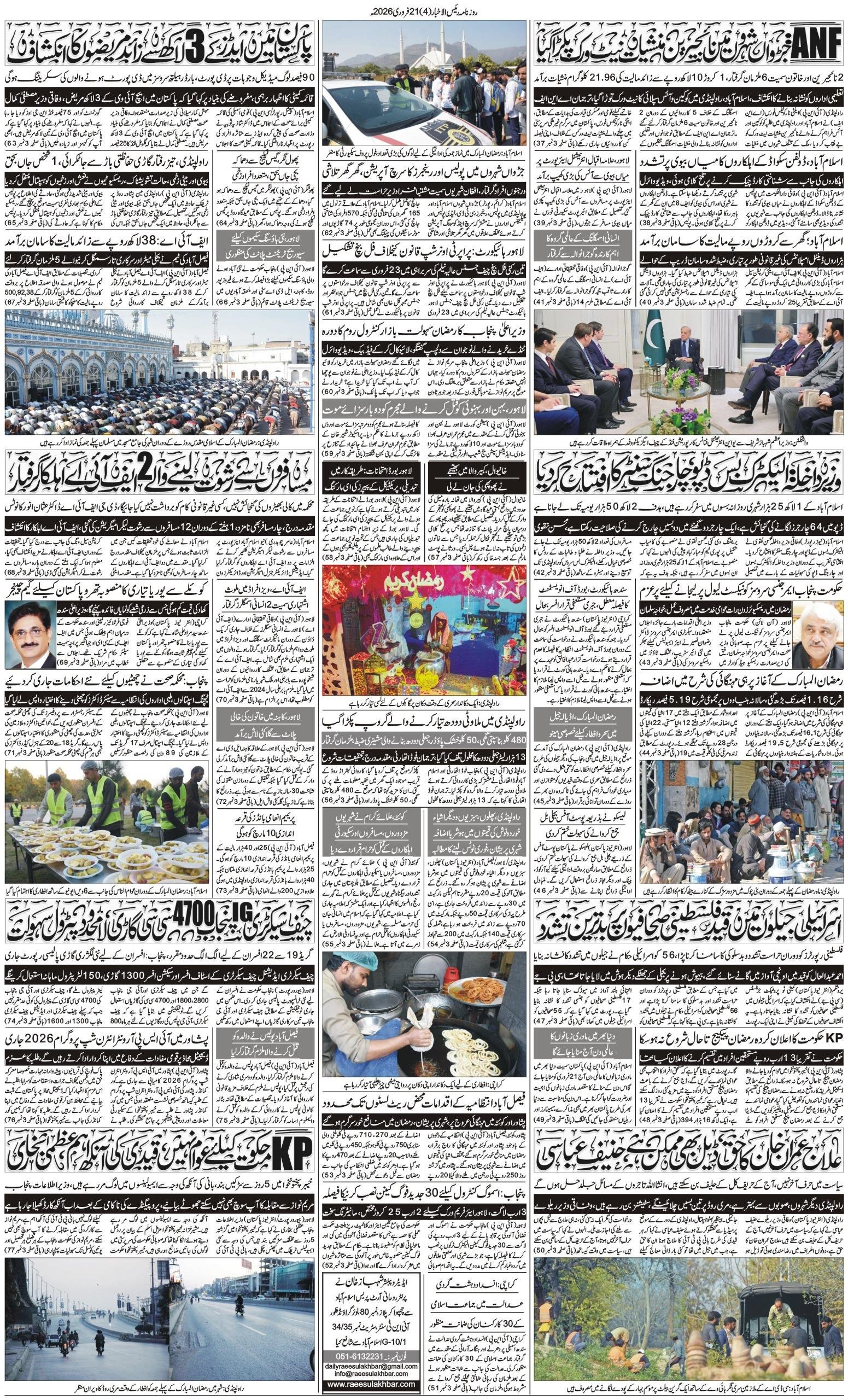 Islamabad Newspaper