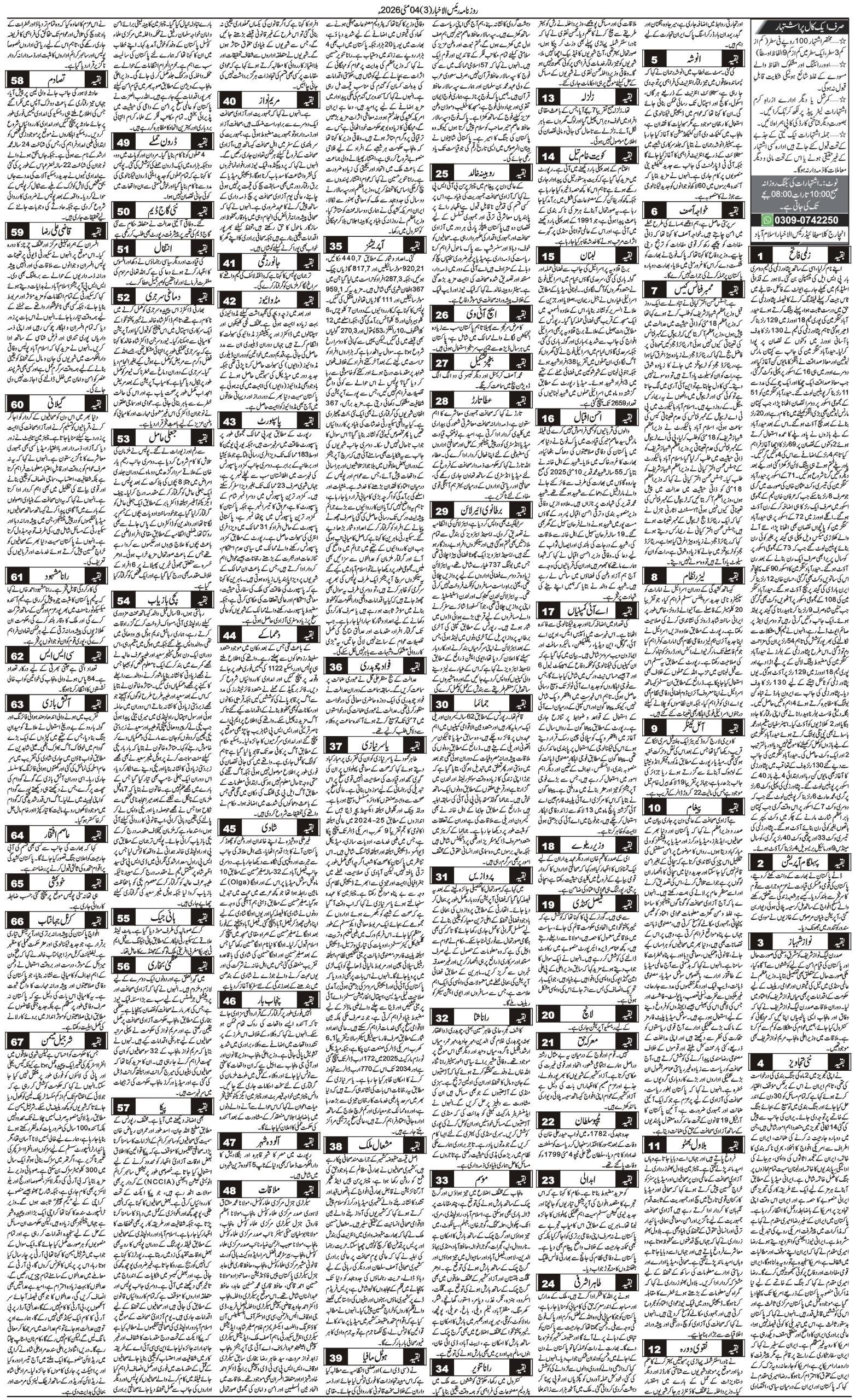 Islamabad Newspaper