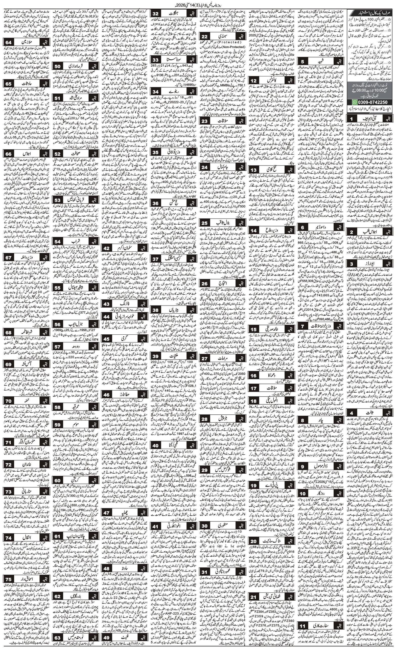 Islamabad Newspaper