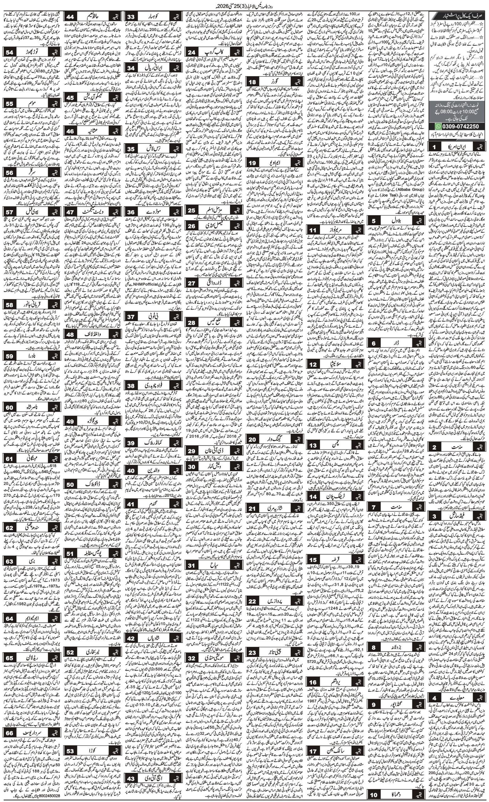 Islamabad Newspaper
