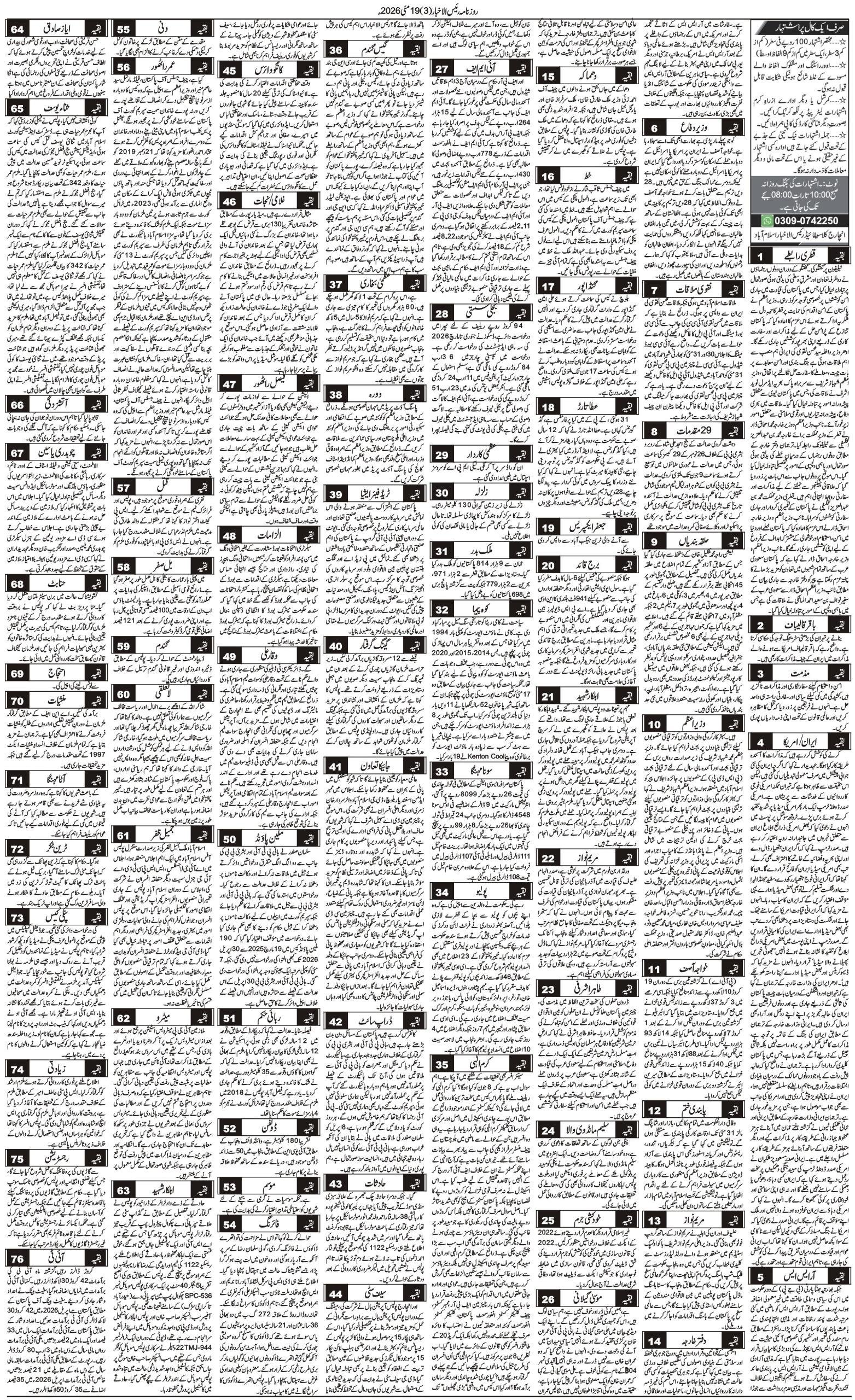Islamabad Newspaper