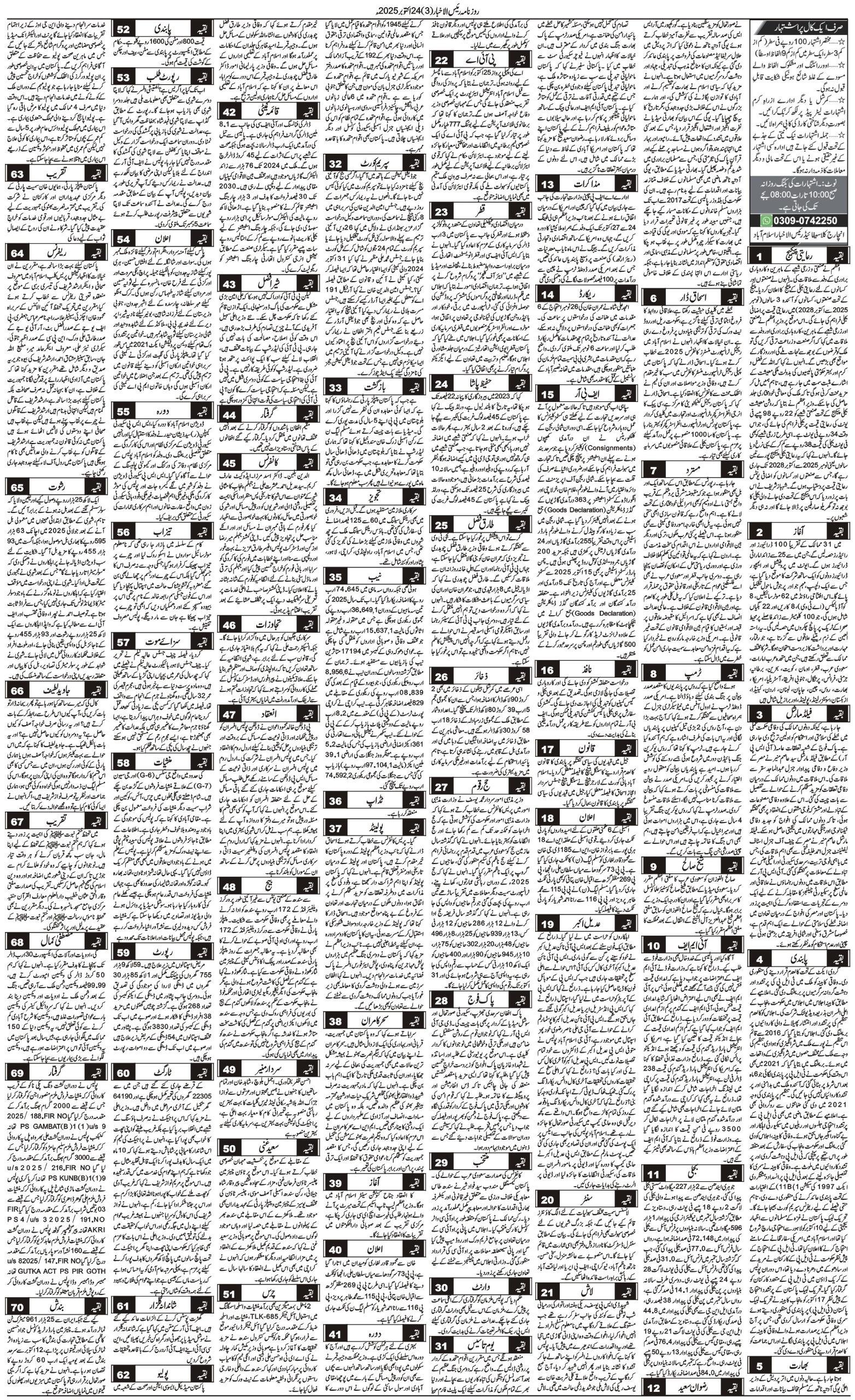 Islamabad Newspaper