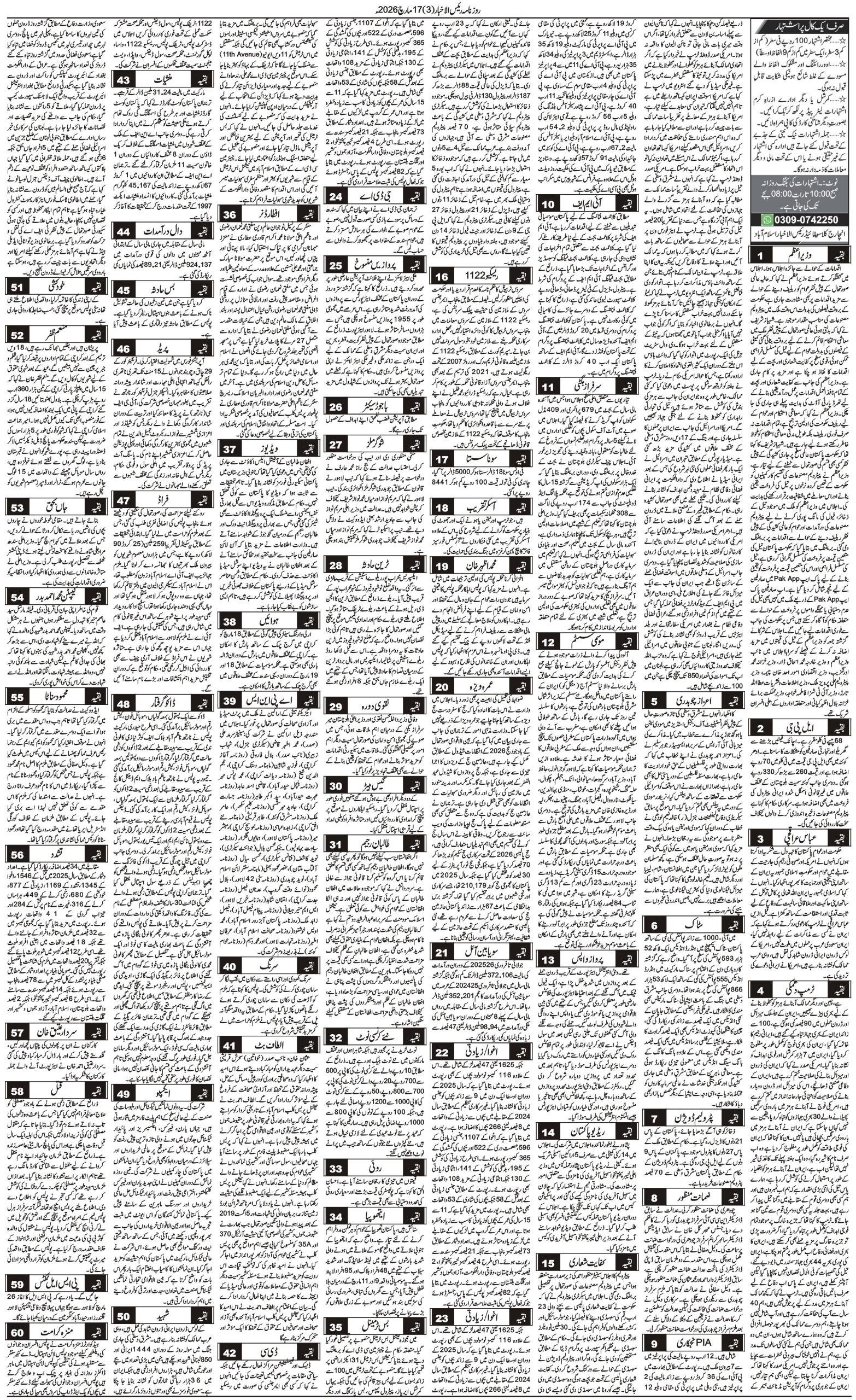 Islamabad Newspaper
