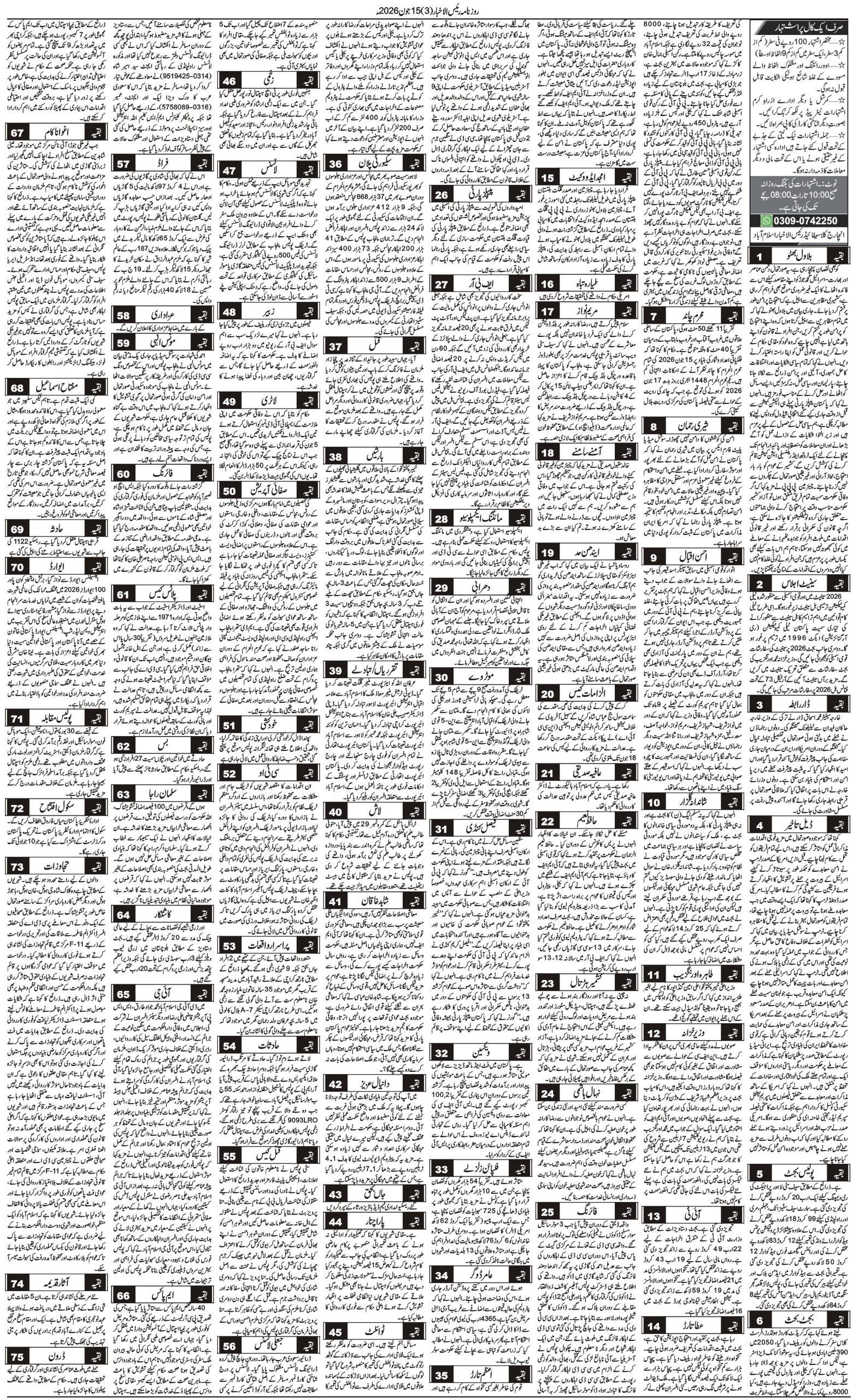 Islamabad Newspaper