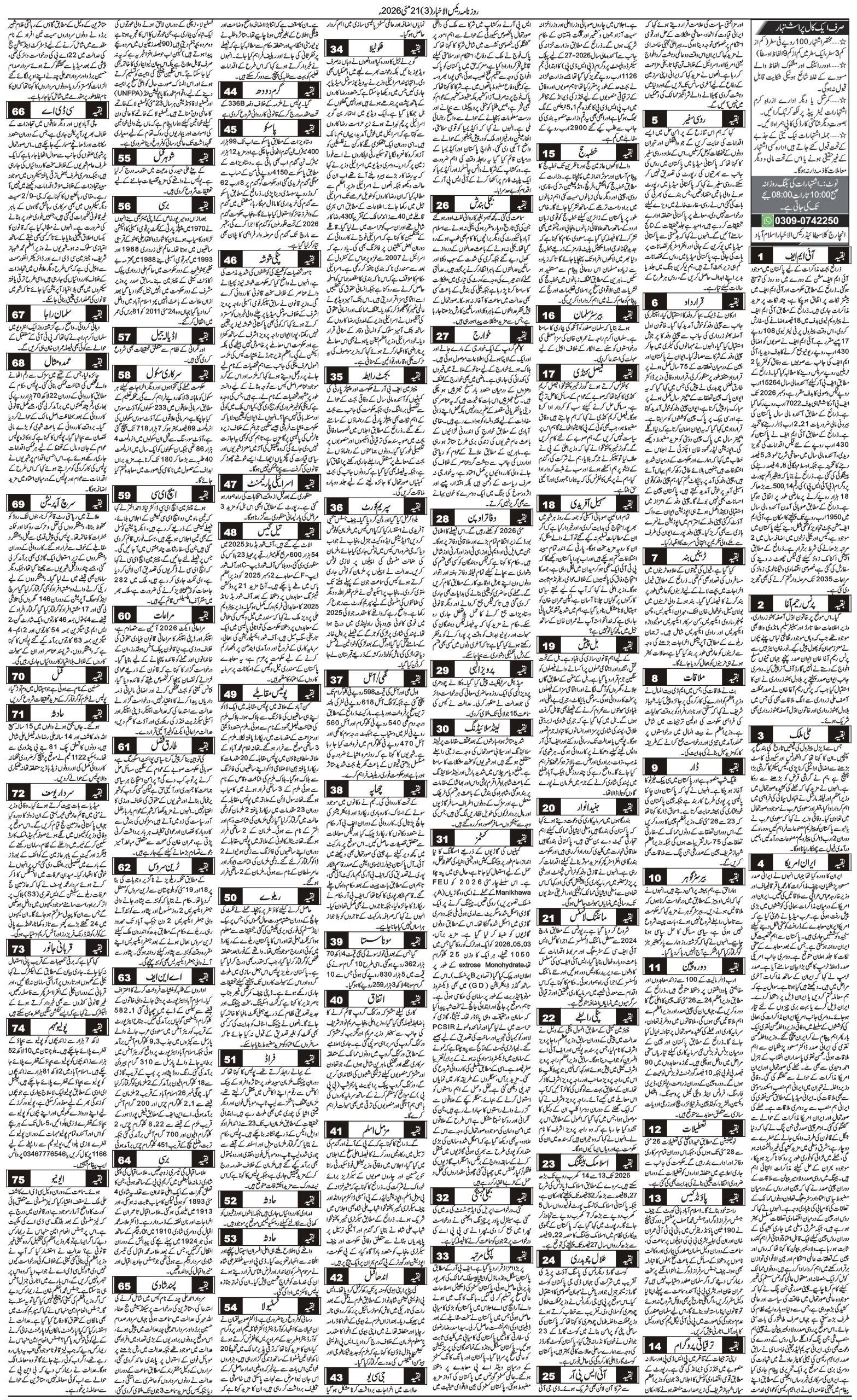 Islamabad Newspaper