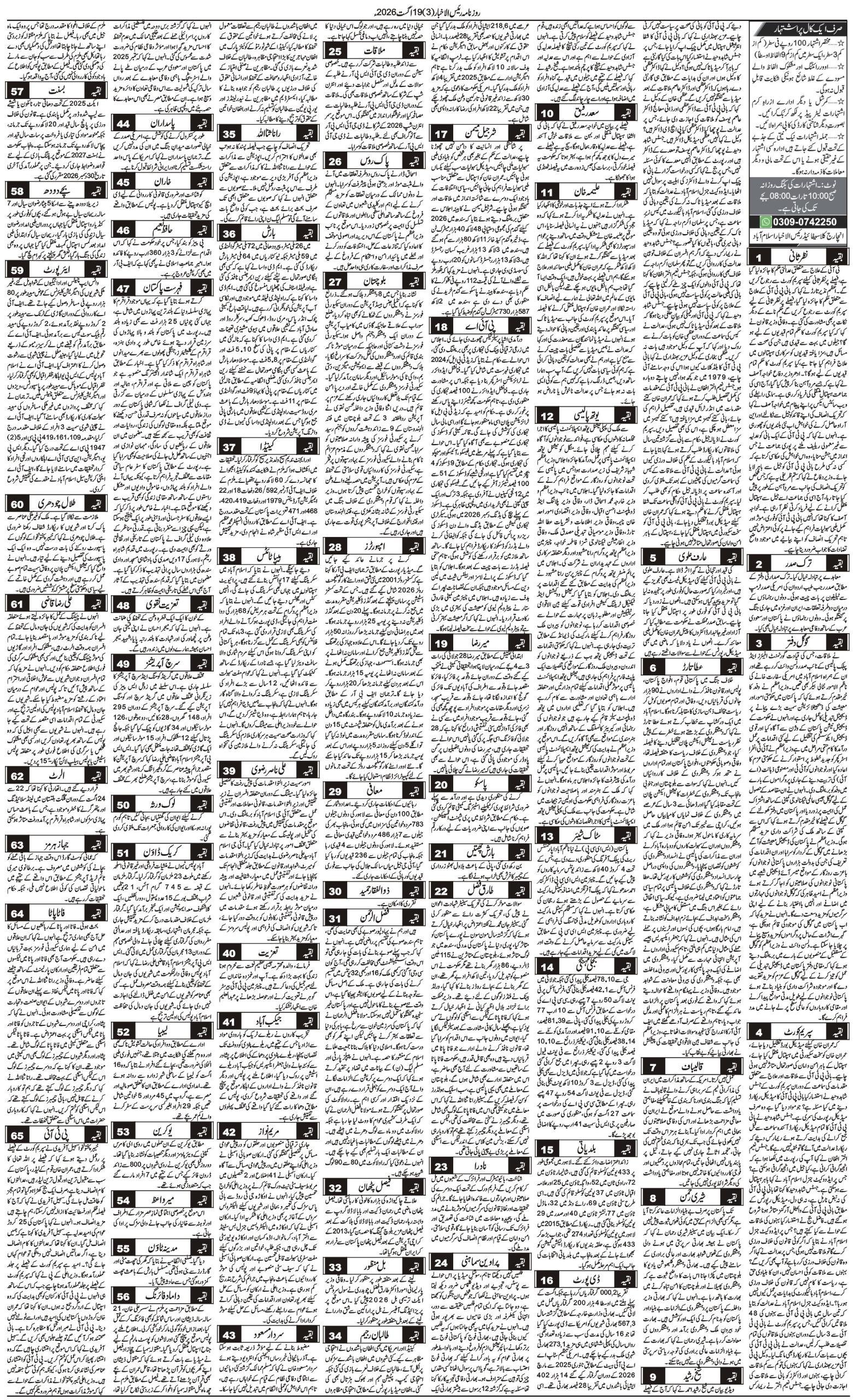 Islamabad Newspaper