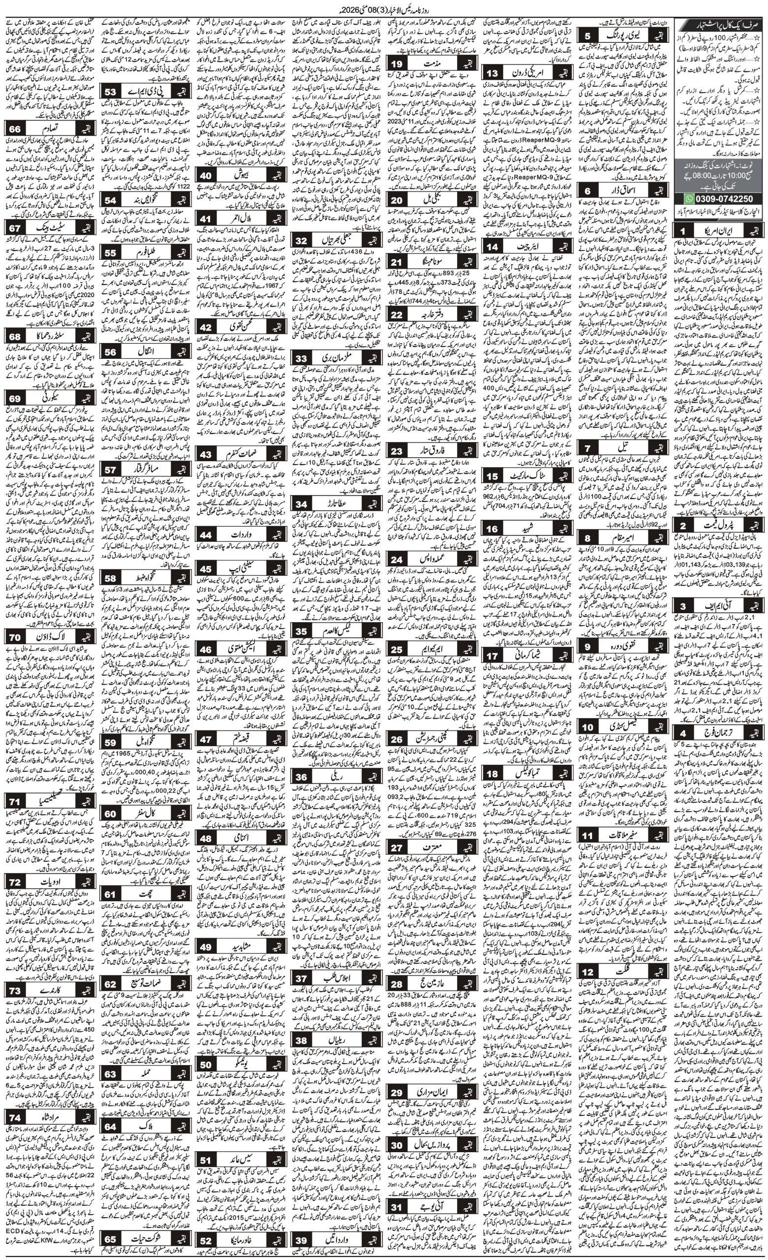 Islamabad Newspaper