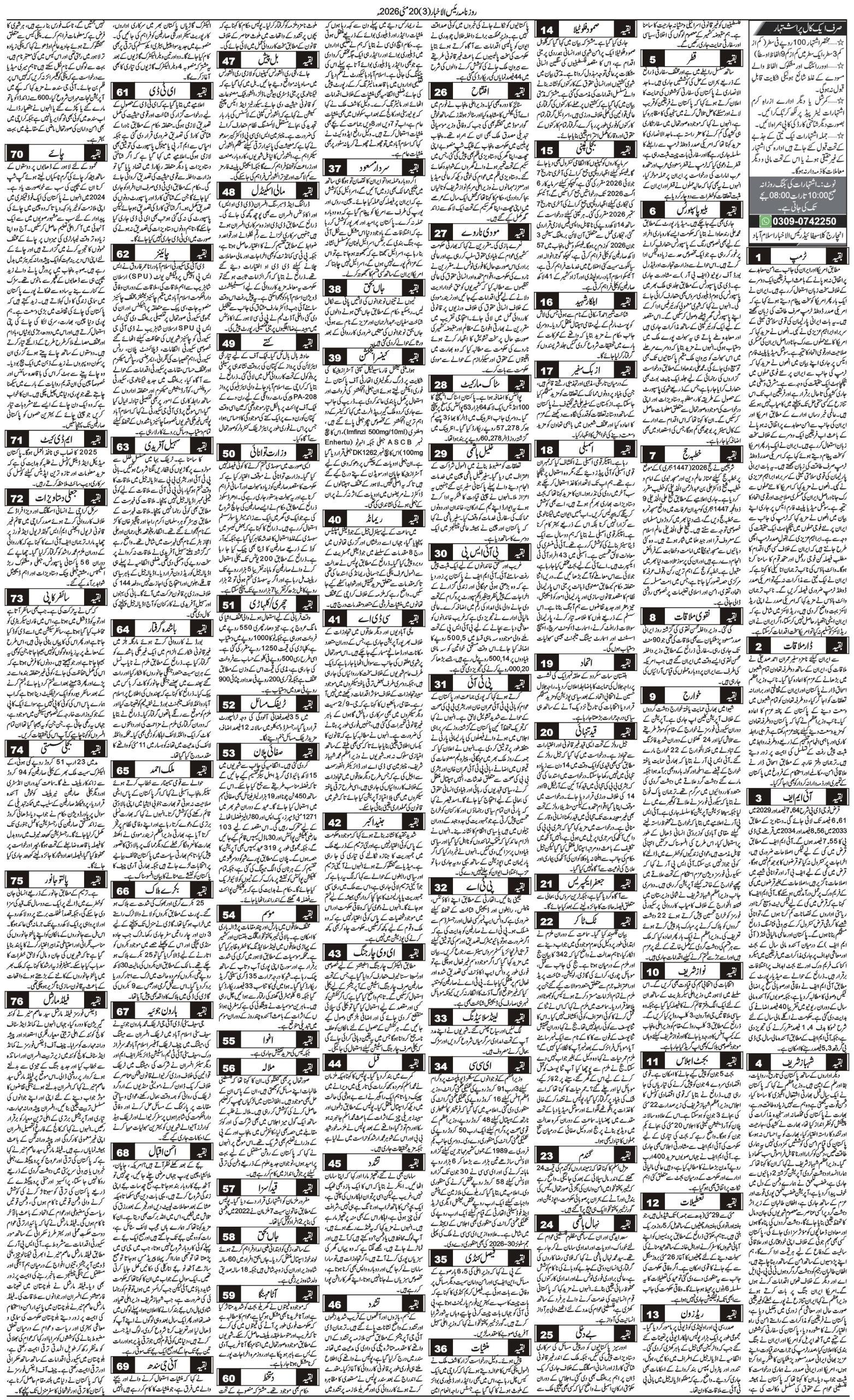 Islamabad Newspaper
