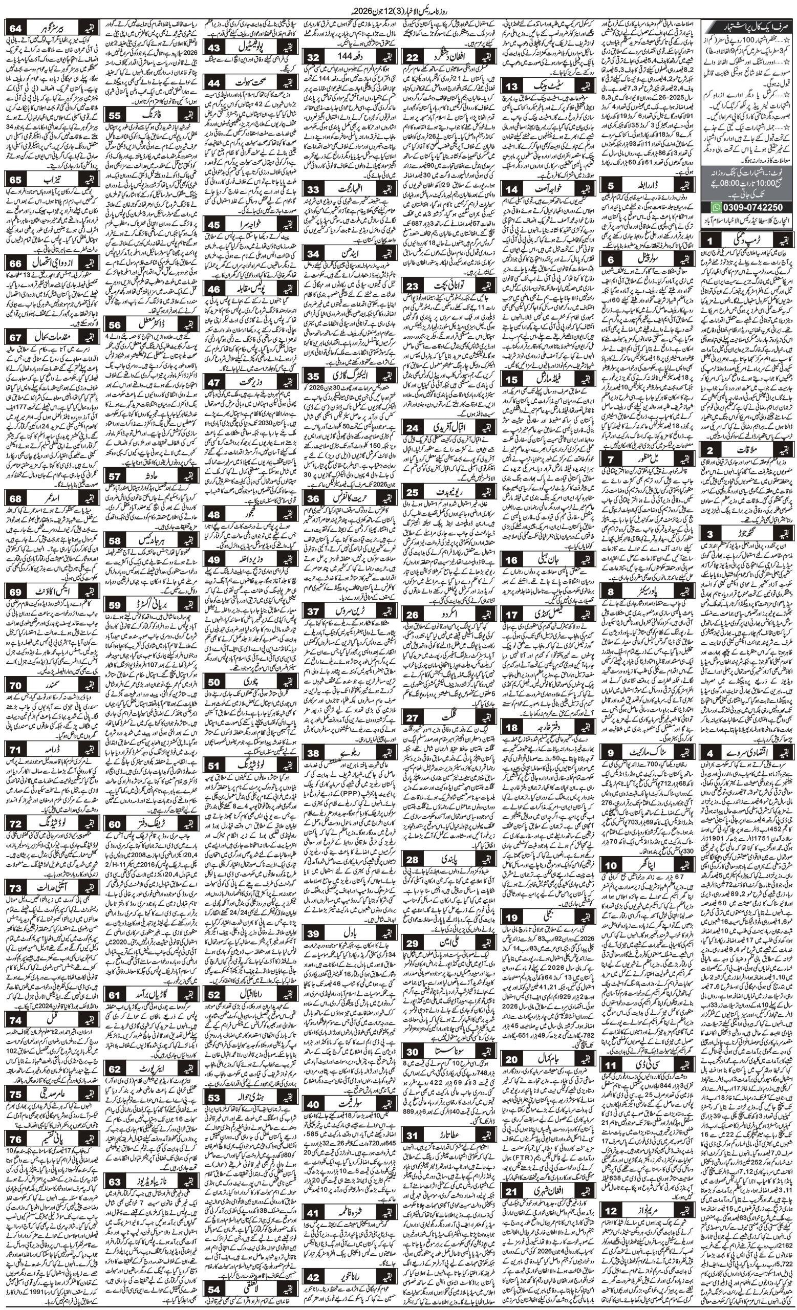 Islamabad Newspaper