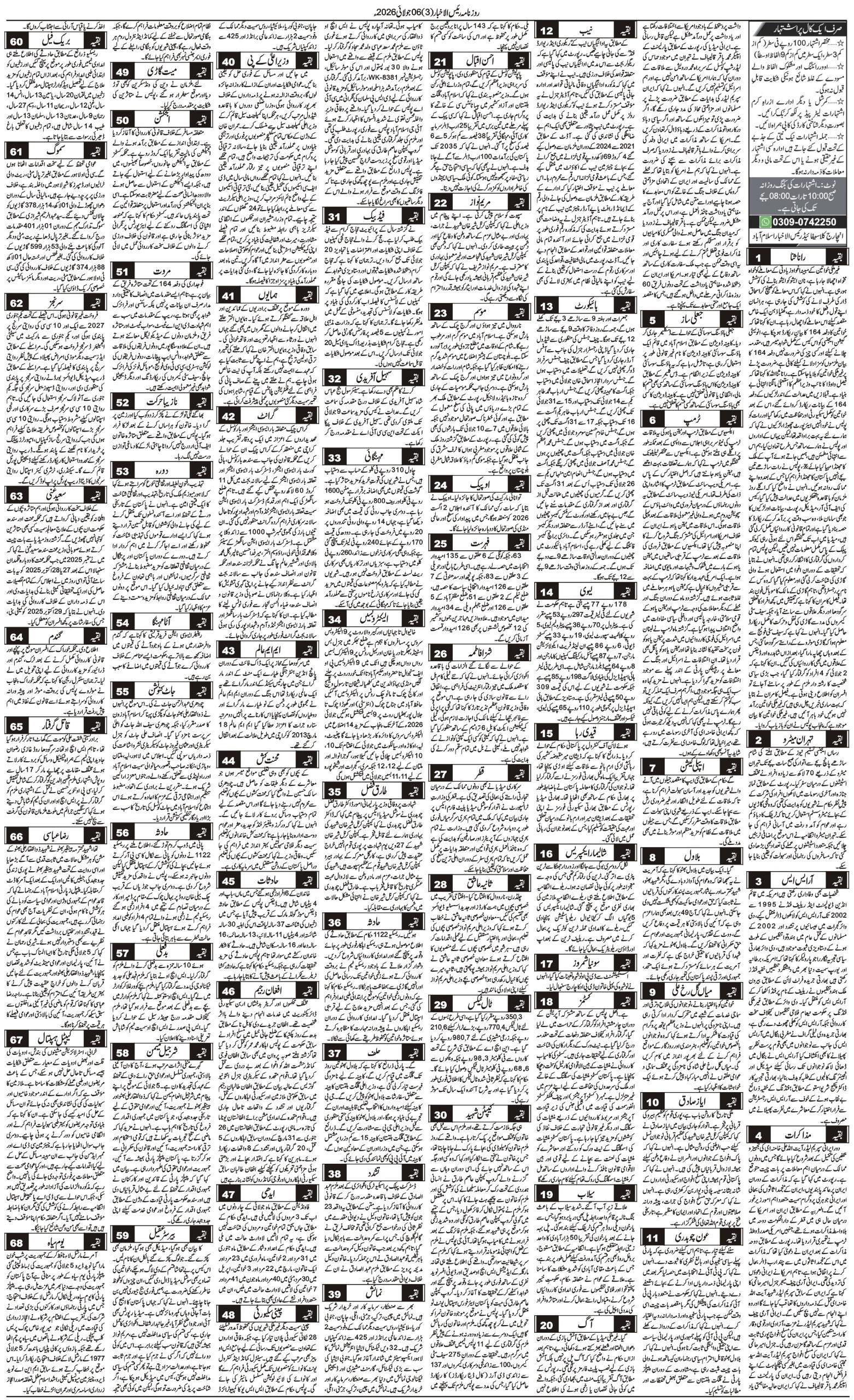 Islamabad Newspaper